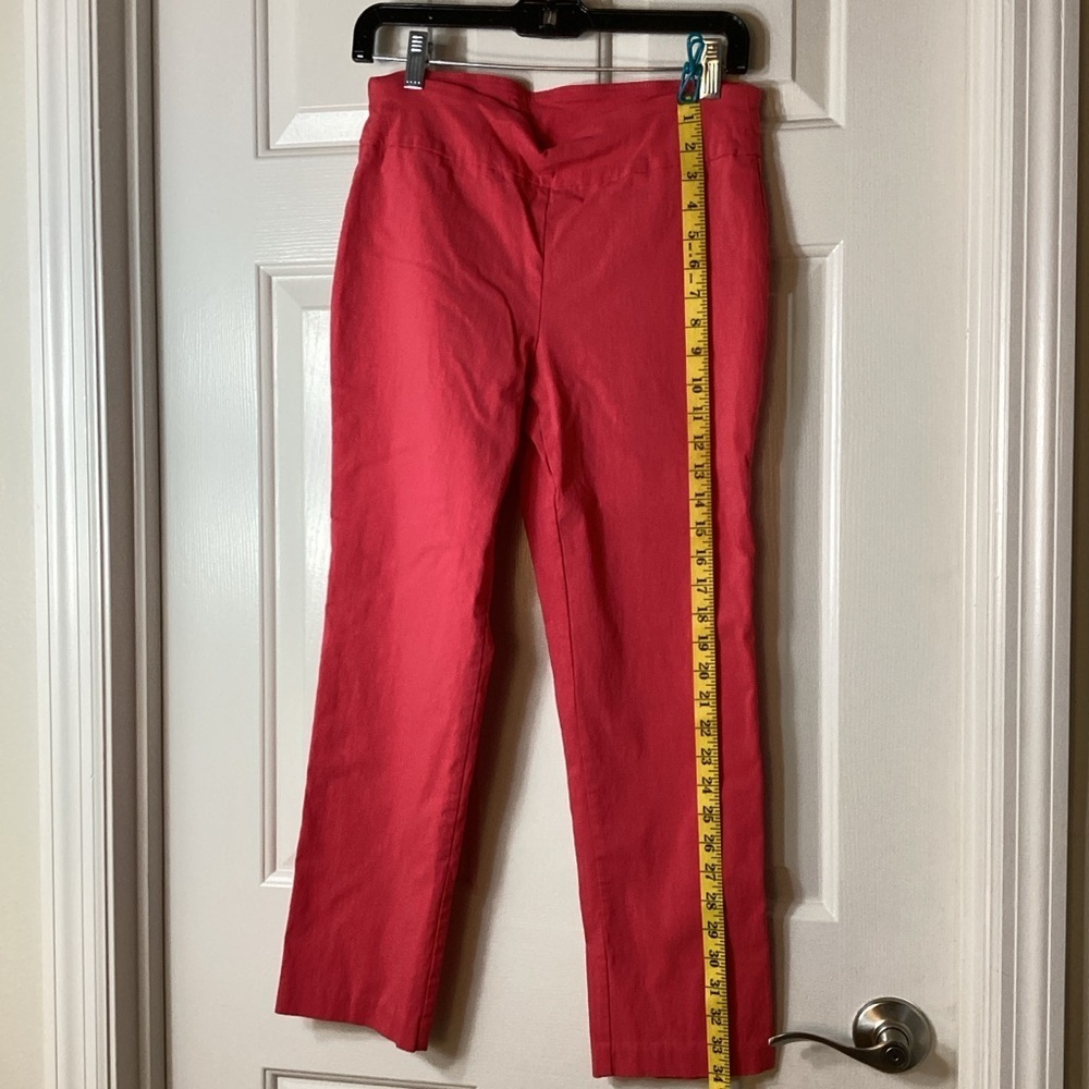 Attyre New York Pink Pull On  stretchy pants Sz 8 - Picture 4 of 13